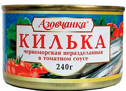 Килька черноморская в томатном соусе